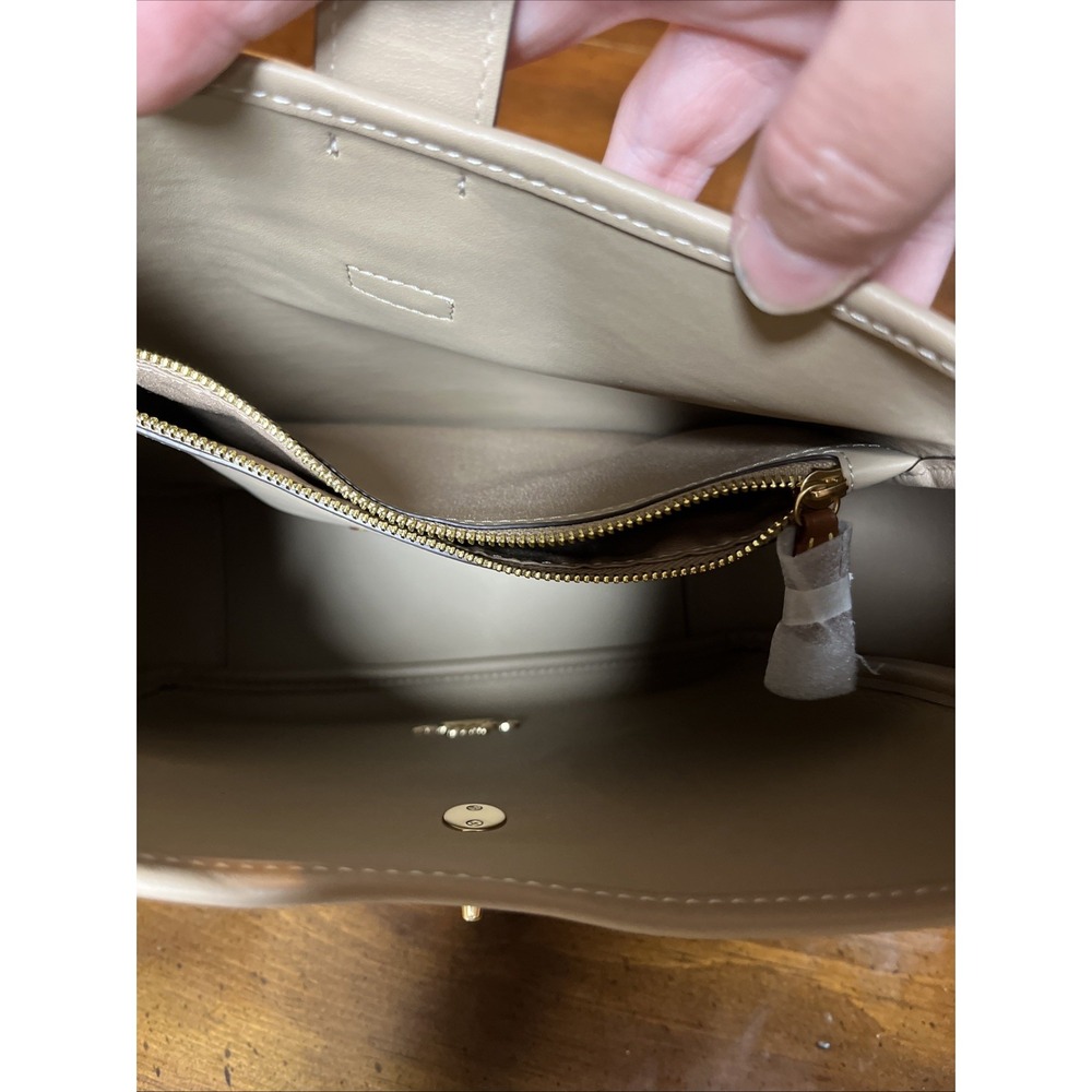 Coach Hadley Convertible Crossbody Bag With Canvas CAK50‎ Gold NWT Classic Logo - Picture 10 of 11